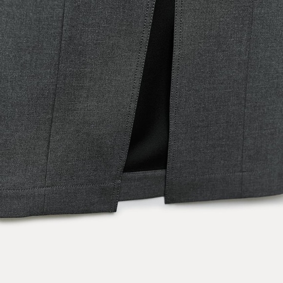 Zara ZW COLLECTION ZIPPERED PENCIL SKIRT - Picture 10 of 14